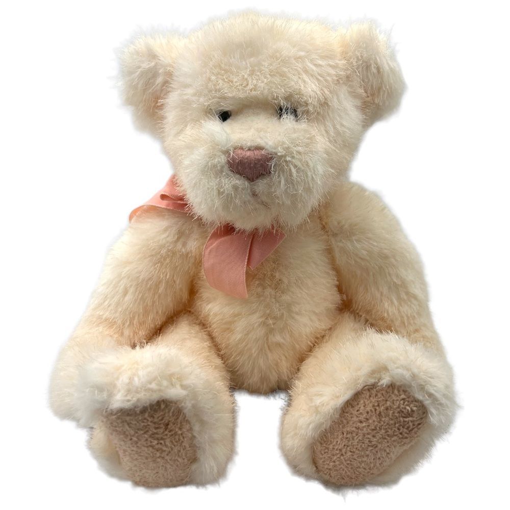 Vintage Russ Sabrina Bear No 20175 9” Tall Peach